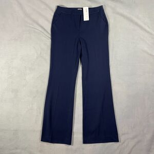 NWT Chicos Womens Size 0R (US 4R) So Slimming Trouser Pant Navy Stretch
